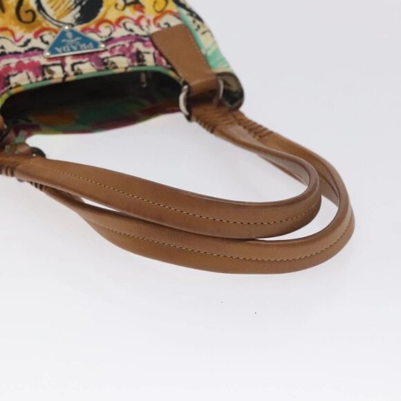 PRADA Hand Bag Nylon Blue Silver Auth 130935 - Picture 8 of 16